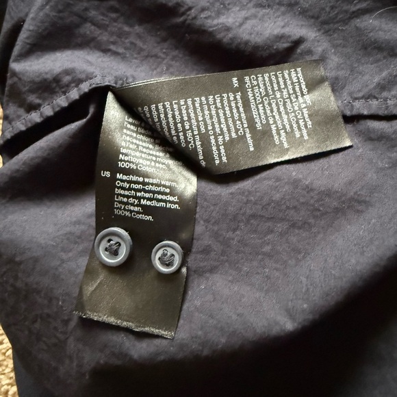 COS Elegant Black and Light Blue Shirts Quality Cotton Like New Condition US 4 - Picture 10 of 10